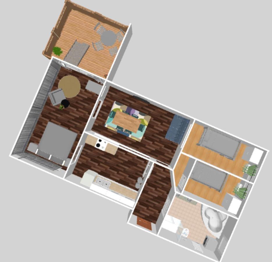 Apartment Humboldt 3 Schlafzimmer,Wifi, Netflix Parken, Terrasse, Klimatisiert, Naehe Zentrum Jena Esterno foto